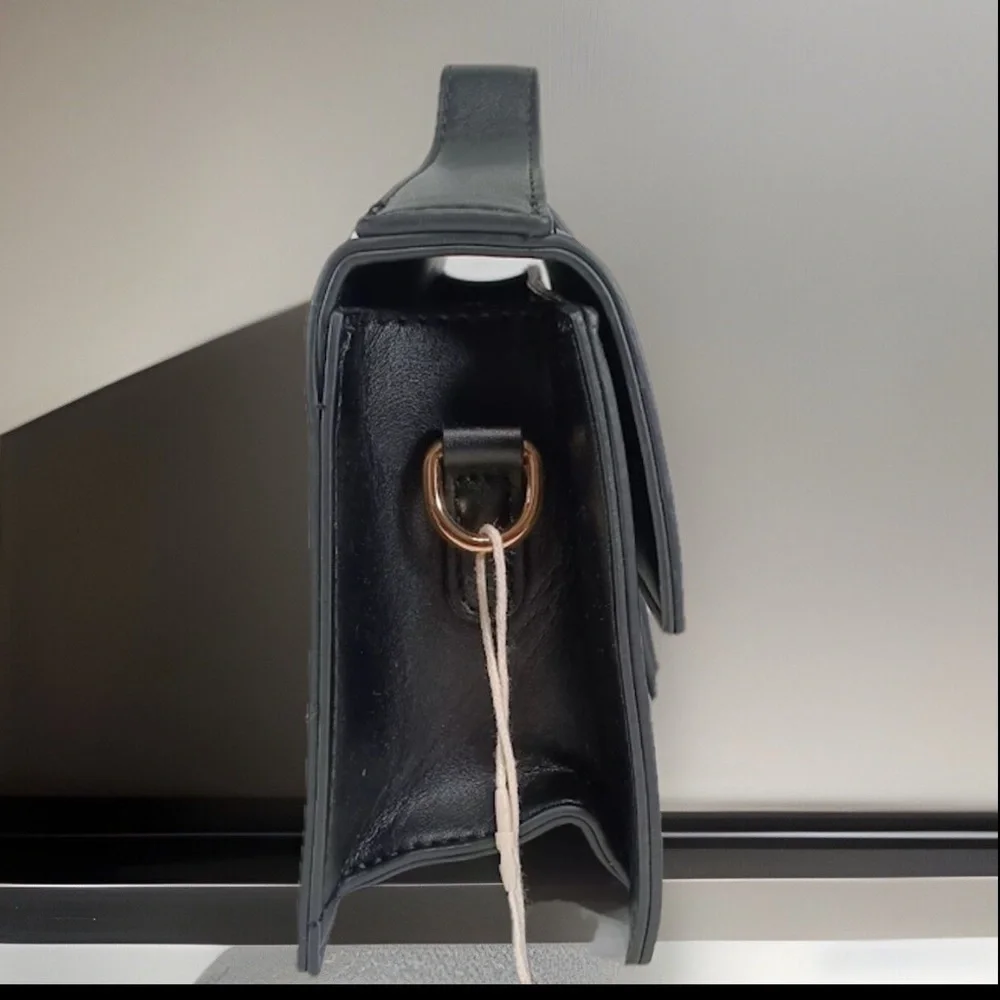 KAYLA + AVA Miranda Crossbody Vegan Leather Adjustable Removable Strap Purse NWT